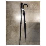 Walking Stick with Umbrella