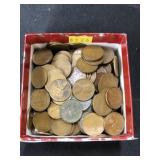 Unsorted Wheat Back Pennies