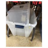 (2) Storage Totes and 1 Lid