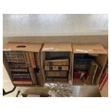 (3) Boxes of Books