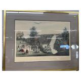 "The Falls of Montmorency" Lithograph