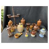 Wood Carvings, Candy Containers, Canisters