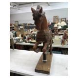 Heavy Composition and Wood Carousel Horse