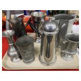Silverplate and Pewter Serving Pieces