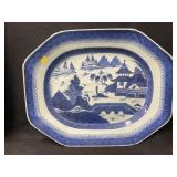 Oriental Transferware Platter