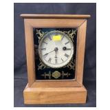Wood Cased Mantel Clock