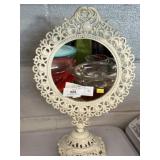 Cast Metal Vanity Mirror