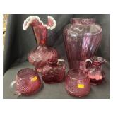 Cranberry Glassware