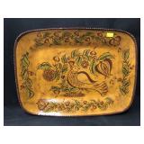 Foltz Pottery Redware Platter