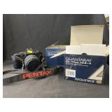 Pentax 35mm Camera with Lenses