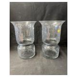 (2) Longaberger Candleholders