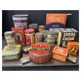 Advertising Tins and Boxes