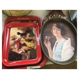 Vintage and Contemporary Serving Trays