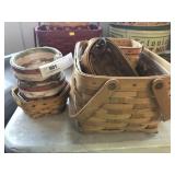 (6) Longaberger Baskets