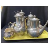 Silverplate and Pewter Serving Pieces