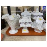 Decorative Milk Glass