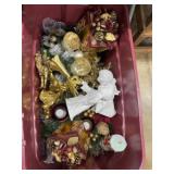 Christmas Decor, Storage Tote/Lid