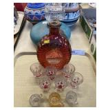 Decanter Bottle, Shot Glasses