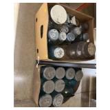 (4) Boxes of Storage Jars