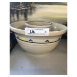 Longaberger Pottery Mixing Bowl, Storage Crock