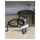(2) 19th Century Wrought Iron Trivets