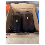 (2) Recovered Brown Bottles