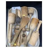 Vintage Wooden Kitchen Utensils