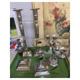 Silverplate Candlesticks