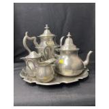 Woodbury Pewter Tea Service