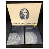 $2.00 Bill w/ Incomplete State Quarter Albums