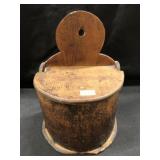 Primitive Bent Wood Salt Box