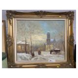 Robert Heard Framed Oil On Canvas