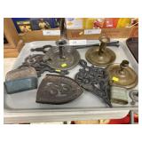 Candlesticks with Trivets