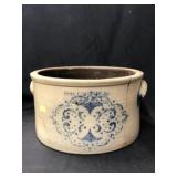 F.H. Cowden Slip Decorated Storage Crock