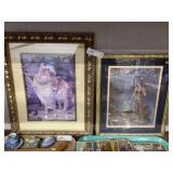 (2) Gilt Framed Prints