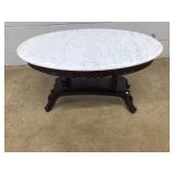Marble Top Victorian Coffee Table
