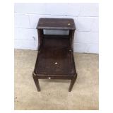 Mahogany Step End Table