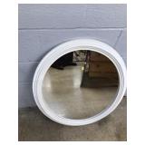 Modern Oval Framed Mirror