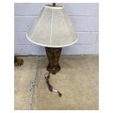 Brass & Porcelain Modern Decor. Table Lamp