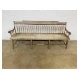 Antique Bent Arrowback Settee