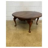 Cherry Circular Queen Anne Style Coffee Table