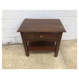 Modern 1-drawer Ethan Allen End Table