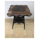Mahogany Vtg. Shaped Parlor Stand