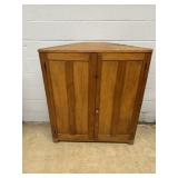 Vtg. Corner Cupboard Cabinet