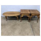 Oak 3 Pc. Coffee & End Table Set