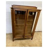 Antique Oak China Cabinet