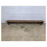 Modern Oak Hanging Shelf