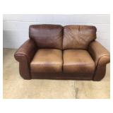Leather Loveseat