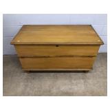Antique Grain Painted Blanket Chest