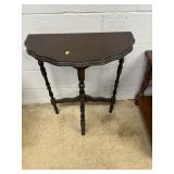 Depression Era Half Circular Wall Table